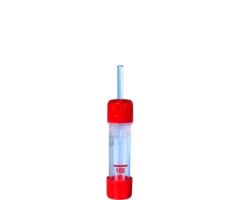 Microvette 100 Serum CAT, 100 l, cap red, flat base