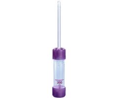 Microvette 200 EDTA K3E, 200 l, cap violet, flat base
