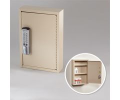 Slim-Line Narcotic Cabinet with Keyless Entry Digital Lock, 8x12x2