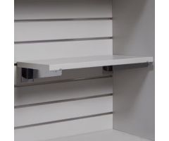 Shelf Kit for Slatwall Cabinet, Gray, 18 Inch