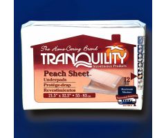 Tranquility 2074 Peach Sheet Underpads-96/case