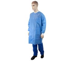 Lab Coat w/ Pockets, XX-Large, Blue