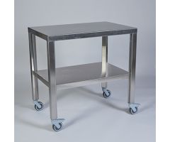 HCL® Stainless Steel Mobile Table, 36", One Shelf