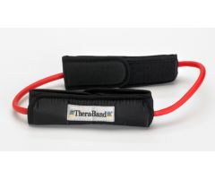 Theraband Prof Resist Tubing Loop w Padded Cuffs Red