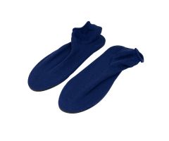 Non Skid Slippers, Large, Navy Blue