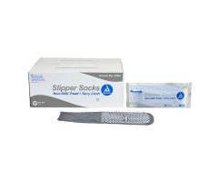 Slipper Socks, XX-Large, Gray, 48/cs