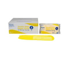 Double Sided Slipper Socks, 4XL, Yellow, 48/cs