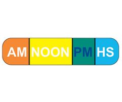 AM NOON PM HS Labels