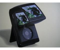 2x Leather Case For ipod Video With Magnifier
