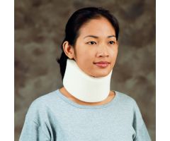 Cervical Collar DeRoyal Low Contoured / Medium-Firm Density Adult Medium One-Piece 3-1/2 Inch Height 18 Inch Length