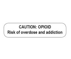 CAUTION: OPIOID Risk of Overdose and Addiction Labels