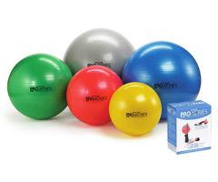 Pro Series Exercise Ball Slow Deflate Yellow 45cm.