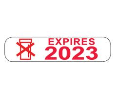 Expires 2023 Labels