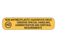 Non-Antineoplastic Hazardous Drug Labels