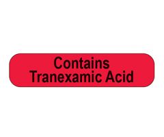 Contains Tranexamic Acid Labels 