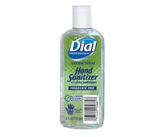 Dial Gel Sanitizer 4 oz Fragrance Free Ea, 24 EA/CA