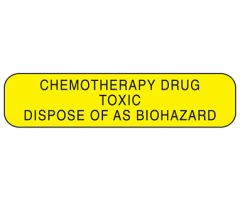 Chemotherapy Drug Dispose Of Labels