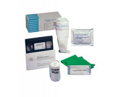 Ankle Sprain Care Kit w/CanDo band, Airsport Brace (M), cold pack, wrap, video, book, left
