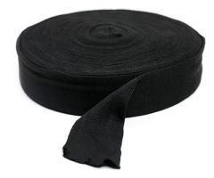CanDo Black Polyester Stockinette - 2" x 25 yard
