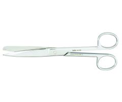 Moleskin / Felt Scissors Miltex 7-1/2 Inch Length OR Grade German Stainless Steel NonSterile Finger Ring Handle Straight Blade Sharp Tip / Blunt Tip