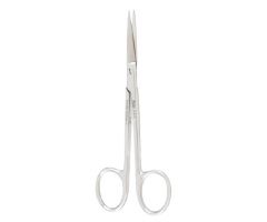 Plastic Surgery Scissors Miltex Wagner 4-3/4 Inch Length OR Grade German Stainless Steel NonSterile Finger Ring Handle Straight Blade Sharp Tip / Sharp Tip