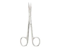 Operating Scissors Miltex Goldman-Fox 5 Inch Length OR Grade German Stainless Steel NonSterile Finger Ring Handle Curved Blade Sharp Tip / Sharp Tip