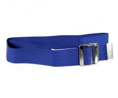 Econo Gait Belt, Blue W/Metal Buckle
