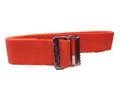 Econo Gait Belt, Orange W/Metal Buckle