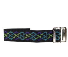 Nylon Gait Belt, Metal Buckle - Geo-Pattern A