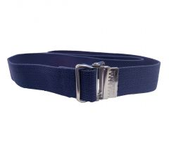 Cotton Gait Belt, Pinstripe, Delrin Buckle, 60"L