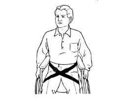 Wheelchair Belt Skil-Care 1-Strap