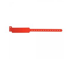 Sentry SuperBand Write-On Wristband Polyester Red Adult 500/Bx