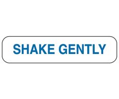 Shake Gently Labels
