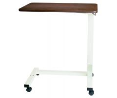 Overbed Table Automatic w/ XL Top &Opal Powder Coat "U" Base