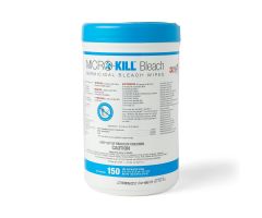 Micro-Kill Bleach Germicidal Bleach Wipes, 6" x 5", 150 count