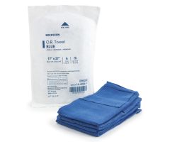 O.R. Towel  17 W X 27 L Inch Blue Sterile