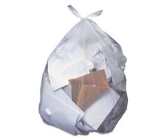 Trash Bag Heritage 12 to 16 gal. Clear LLDPE 0.70 Mil. 24 X 32 Inch Performance Bottom Seal Flat Pack