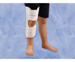 Knee Immobilizer Stat Pediatric Large Hook and Loop Closure 8 to 14 Inch Circumference 8 Inch Length Left or Right Knee