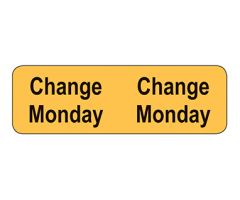 Tube Change Labels/Monday