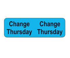 Tube Change Labels/Thursday