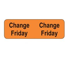 Tube Change Labels/Friday