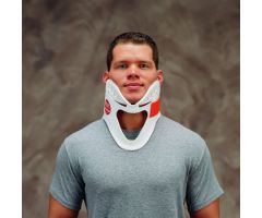 Extrication Cervical Collar DeRoyal Preformed Pediatric Child Size One-Piece / Trachea Opening 1-3/4 Inch Height 8 to 18 Inch Neck Circumference
