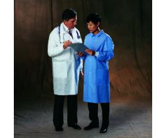 Lab Coat Basic White Small Knee Length Disposable