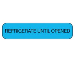 Refrigerate Until Opened Labels