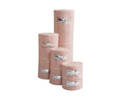 Elastic Bandage with Clip Closure, 5 yds Stretched x 6"
