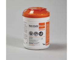 Sani-Cloth Bleach Germicidal Wipes, 6x10.5, Canister, Case


