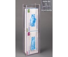 Narrow Glove Box Holder-2 Box, Wall Mount