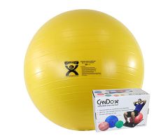 CanDo 45 cm (17.7") ABS inflatable ball, yellow