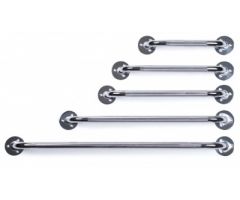 Grab Bar 24" Nickel Knurled Lumex