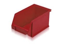 Red Open Front Container 5.375L X 4.125W X 3H